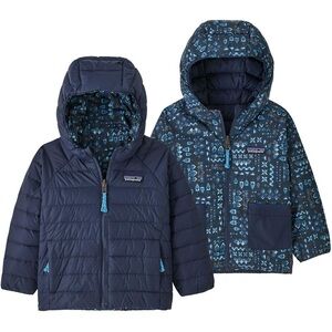 PATAGONIA BABY REVERSIBLE DOWN SWEATER HOODED JACKET